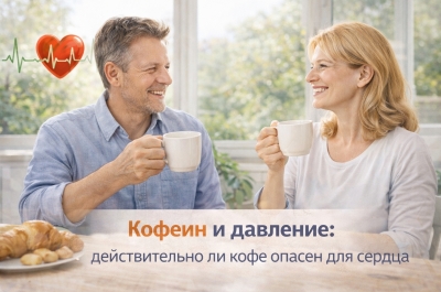 Кофеин и давление: действительно ли кофе опасен для сердца